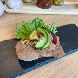 Smørbrød med karbonade