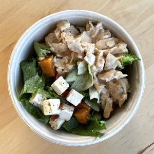 Satay kylling salat